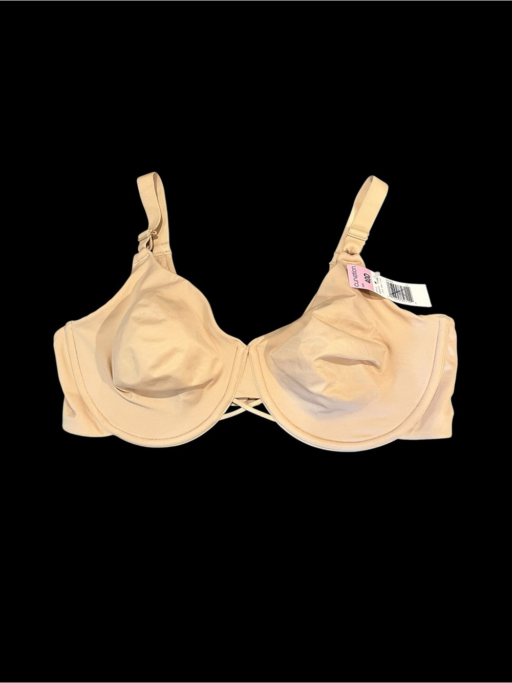 NWT Curvation Full Coverage Padded Underwire Nude Bra 40D Style 5304570